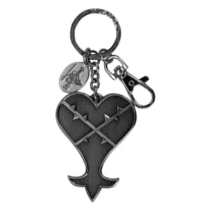 KINGDOM HEARTS LLAVERO METÁLICO HEARTLESS LOGO