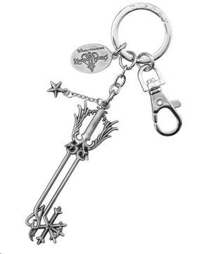 KINGDOM HEARTS LLAVERO ESTAÑO KEYBLADE ICONS OATHKEEPER