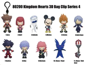 KINGDOM HEARTS 3D COLGANTES DE PVC SERIE 4
