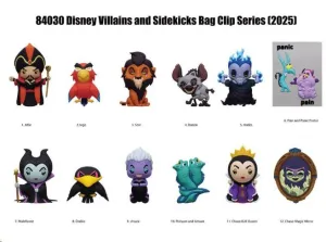 DISNEY 3D COLGANTE PELUCHE VILLANOS SERIE 4