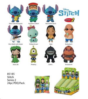 LILO & STICH COLGANTES PVC STICH SERIES 2