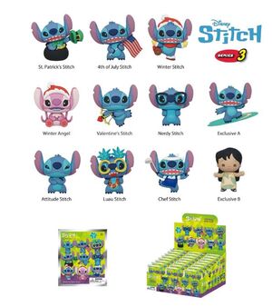 LILO & STITCH COLGANTES PVC 3D STITCH SERIES 3