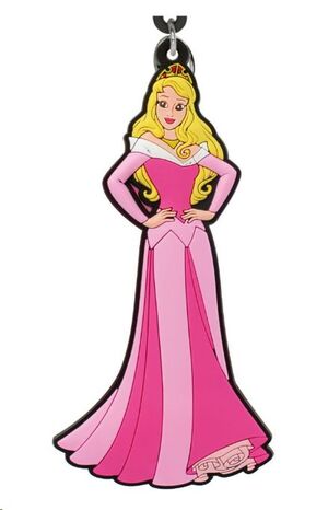 DISNEY PRINSESAS COLGANTE TACTO SUAVE PVC AURORA