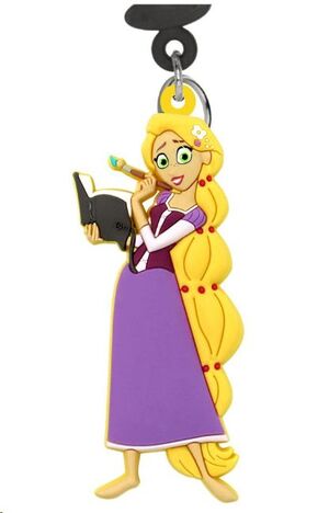 DISNEY PRINSESAS COLGANTE TACTO SUAVE PVC RAPUNZEL