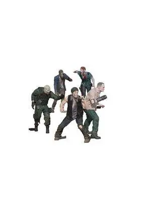 THE WALKING DEAD FIGURAS 5 CM FIGURE PACK 2 KIT DE CONSTRUCCION            
