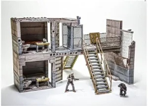 THE WALKING DEAD KIT DE CONSTRUCCION PRISON CATWALK SET DIORAMA            