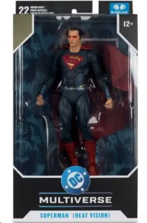 BATMAN V FIGURA SUPERMAN HEAT VISION 18 CM