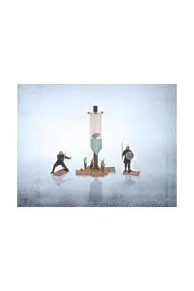 JUEGO DE TRONOS PACK 2 FIGURAS 5 CM + STARK BANNER CONSTRUCTION SET        