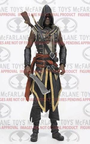 ASSASSIN'S CREED FIGURA 15 CM ADEWALE SERIE 3                              