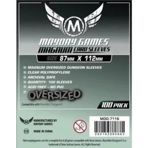FUNDAS MAYDAY MAGNUM DUNGEON 87MM X 112MM (100)                            