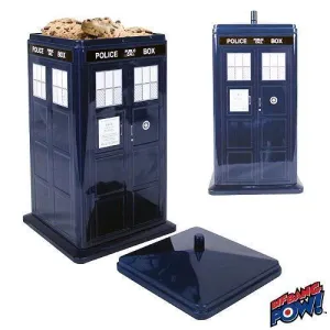 DOCTOR WHO TARDIS 11º DOCTOR WHO TARRO HOJALATA PARA GALLETAS CON SONIDO   