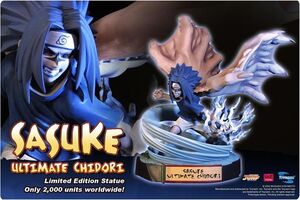 NARUTO ESTATUA SASUKE ULTIMATE CHIDORI                                     