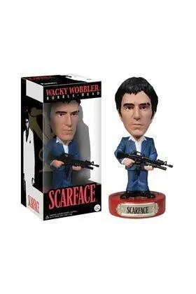 TONY MONTANA SCARFACE CABEZON FIGURA 18 CM WACKY WOBBLER                   