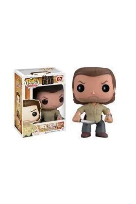 THE WALKING DEAD FIG 10 CM VINYL POP RICK GRIMES PRISON YARD               