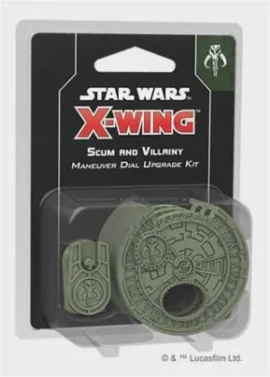 STAR WARS X-WING 2ED: KIT DE MEJORA DE SELECTOR MANIOBRA ESCORIA Y VILLANOS