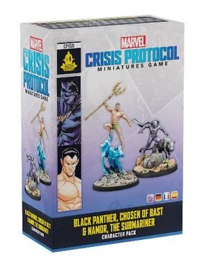 MARVEL CRISIS PROTOCOL MINIATURES GAME BLACK PANTHER & NAMOR