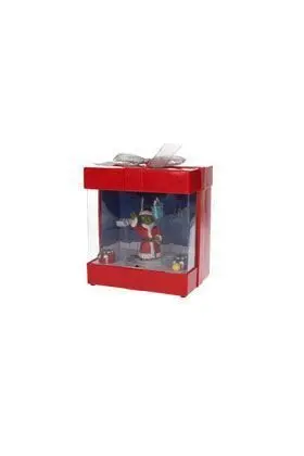STAR WARS YODA SANTA CLAUS CAJA REGALO LUZ, SONIDO Y MOVIMIENTO            
