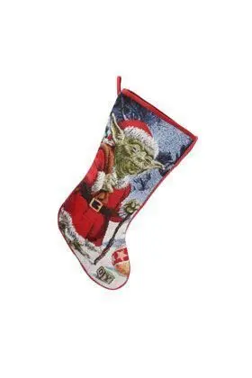 STAR WARS CALCETIN NAVIDAD 48 CM YODA SANTA CLAUS                          