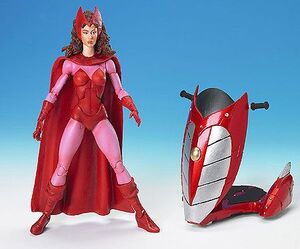 MARVEL LEGENDS SERIE 11 LEGENDARY RIDERS: SCARLET WITCH                    