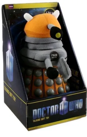 DOCTOR WHO DALEK NARANJA PELUCHE CON SONIDO 22 CM                          