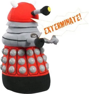 DOCTOR WHO DALEK ROJO PELUCHE DELUXE CON SONIDO 38 CM                      