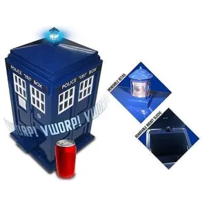 DOCTOR WHO TARDIS REPLICA PAPELERA RECICLAJE CON LUZ Y SONIDO              