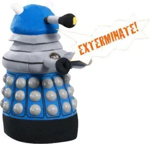 DOCTOR WHO DALEK AZUL PELUCHE DELUXE CON SONIDO 38 CM                      