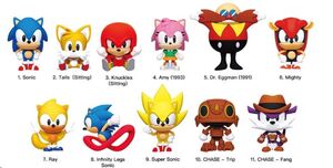 SONIC THE HEDGEHOG COLGANTES PVC SERIES 4