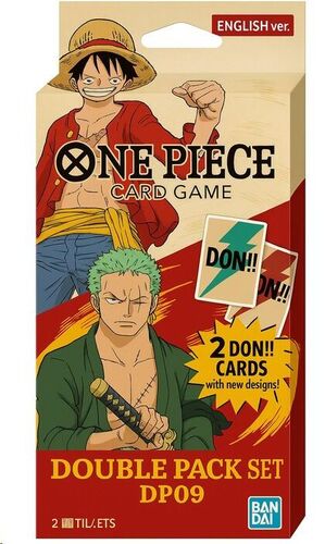 ONE PIECE CARD GAME DOUBLE PACK SET DP09 (INGLÉS)