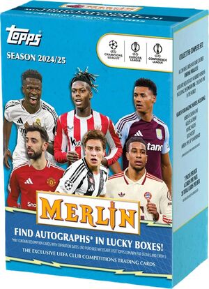 TOPPS 2024/25 MERLIN CHROME UEFA VALUE BOX