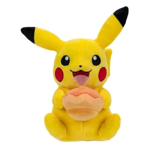 POKÉMON PELUCHE PIKACHU WITH PECHA POKÉ PUFF (ORANGE) ACCY 20 CM