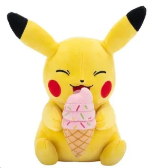 POKÉMON PELUCHE PIKACHU CON HELADO ACCY 20 CM