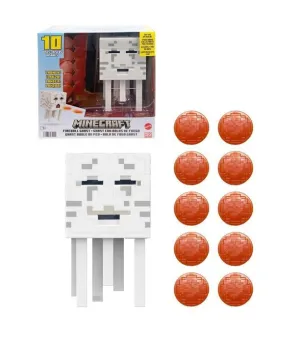 MINECRAFT FIGURA GHAST CON BOLA DE FUEGO