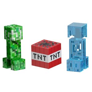 MINECRAFT FIGURA 14 CM CREEPER DIAMOND LEVEL