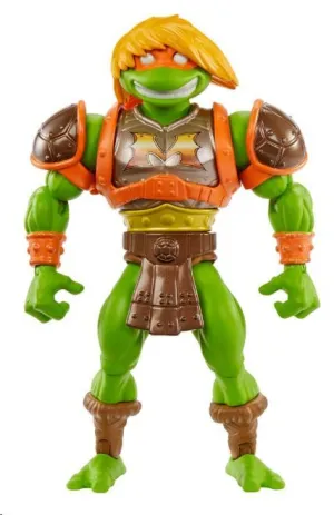 MOTU X TMNT: TORTUGAS DE GRAYSKULL FIGURA MICHELANGELO 14 CM