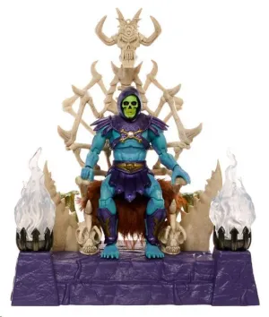 MASTERS DEL UNIVERSO NUEVA ETERNIA FIGURA MASTERVERSE SKELETOR 6 TRONO 18 CM