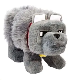 MINECRAFT MOVIE PELUCHE SONORO DENNIS EL LOBO 20 CM