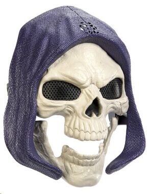 MASTERS DEL UNIVERSO 2026 MOVIE CHRONICLES RÉPLICA JUEGO DE ROL MÁSCARA DE SKELETOR *EDICIÓN ALEMÁN*