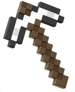 MINECRAFT RÉPLICA JUEGO DE ROL IRON PICKAXE 35 CM