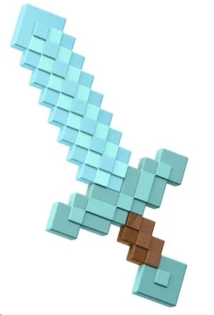 MINECRAFT RÉPLICA JUEGO DE ROL DIAMOND SWORD 43 CM