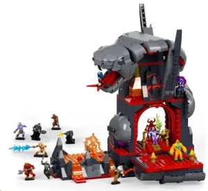 MASTERS DEL UNIVERSO MATTEL BRICK SHOP SET DE CONSTRUCCIÓN SNAKE MOUNTAIN