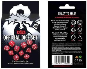 DUNGEONS & DRAGONS SET DE DADOS OFICIAL