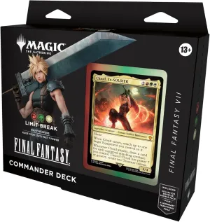 MAGIC - FINAL FANTASY MAZO DE COMMANDER LIMIT BREAK - INGLÉS