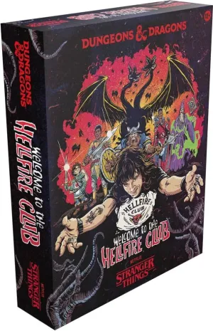 DUNGEONS & DRAGONS JUEGO DE MESA STRANGER THINGS: WELCOME TO THE HELLFIRE CLUB INGLÉS