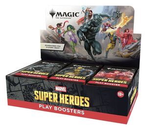 MAGIC - MARVEL SUPER HEROES CAJA DE SOBRE DE JUEGO (INGLÉS)