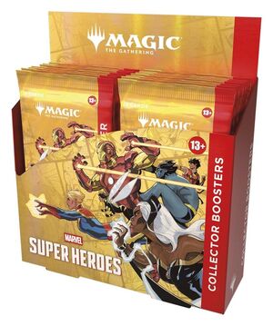 MAGIC - MARVEL SUPER HEROES CAJA DE SOBRES DE COLECCIONISTA (INGLÉS)