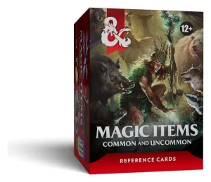DUNGEONS & DRAGONS RPG CARTAS DE REFERENCIA - OBJETOS MÁGICOS (COMUNES E INFRECUENTES) - EDICIÓN INGLÉS