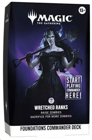 MAGIC - CIMIENTOS MAZO DE COMMANDER WRETCHED RANKS (INGLÉS)