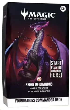 MAGIC - CIMIENTOS MAZO DE COMMANDER REIGN OF DRAGONS (INGLÉS)