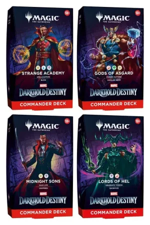 MAGIC - MARVEL: DESTINO DEL DARKHOLD CAJA DE MAZOS DE COMMANDER (4) (INGLÉS)